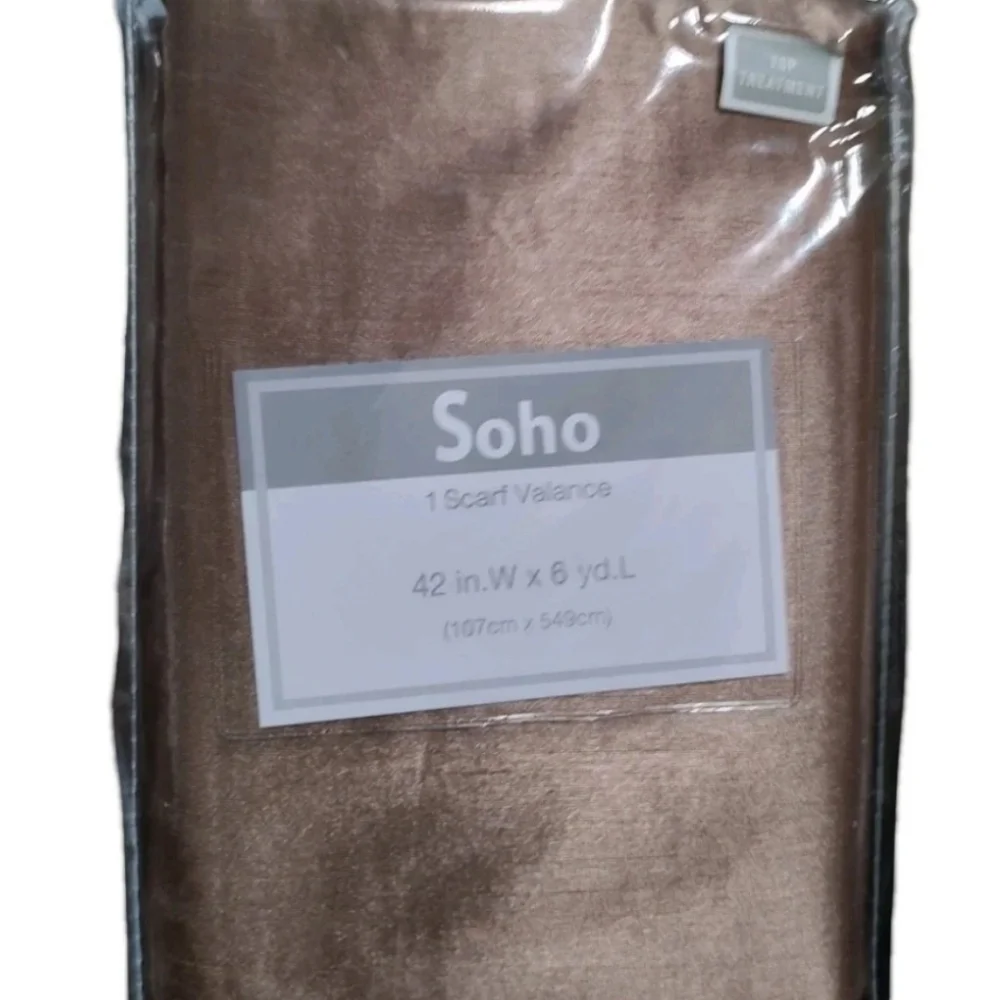 3 Brand New Soho Scarf Valances Each 42